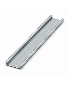 Guía Carril DIN 35x7,5MM 1 Metro Liso sin Perforar de Acero