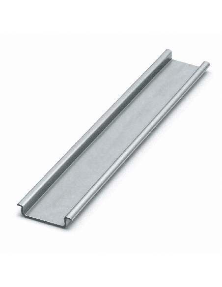 Guía Carril DIN 35x7,5MM 1 Metro Liso sin Perforar de Acero