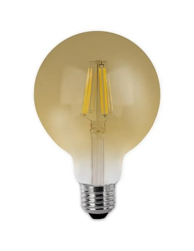 Bombilla LED filamento G80 Vintage E27 6W - 1