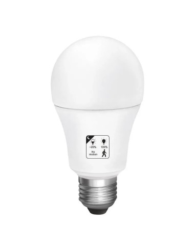 Bombilla LED estándar sensor 20% E27 10W (Fría, Cálida, Neutra) - 1