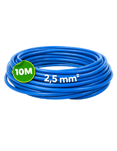 Cable Eléctrico Cobre 6mm² Sin Halógenos Azul