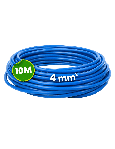 Cable Unipolar H07Z1-K 4mm² Azul 10 Metros Sin Halógenos