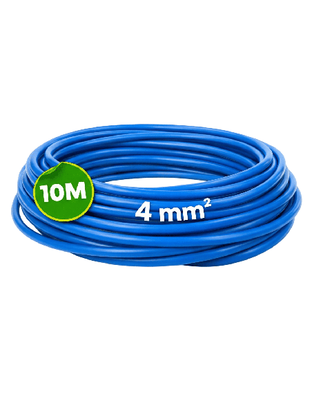 Cable Unipolar H07Z1-K 4mm² Azul 10 Metros Sin Halógenos