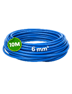 Cable Eléctrico Flexible 6mm² 10 Metros Sin Halógenos Azul