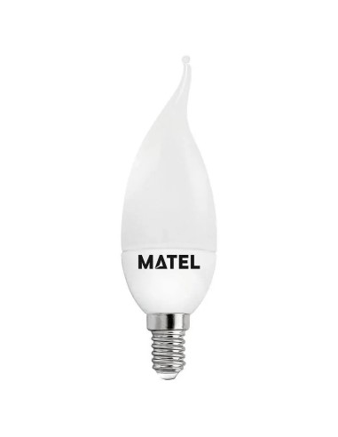 Bombilla LED vela flama E14 5W.(Fría, Cálida) - 1