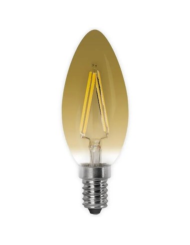 Bombilla LED filament.vela vintage E14 4W - 1
