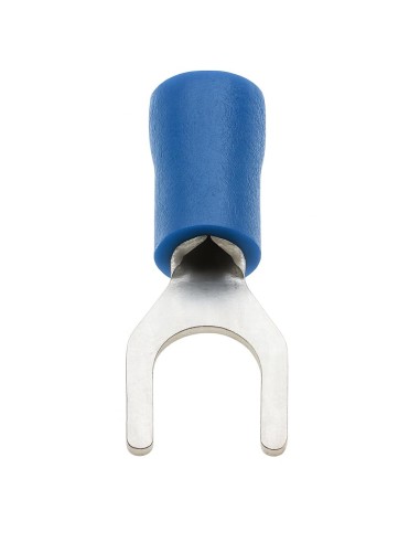 Terminal Horquilla Preaislado Azul 6mm 100uds 1,5-2,5mm² 24A