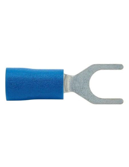Terminal Horquilla Preaislado Azul 6mm 100uds 1,5-2,5mm² 24A