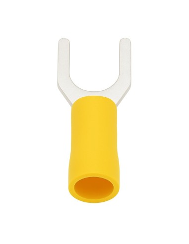Terminal Horquilla Preaislado Amarillo 5mm 100uds 4-6mm² 36A
