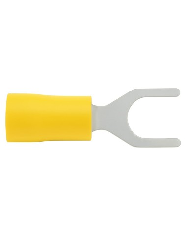 Terminal Horquilla Preaislado Amarillo 5mm 100uds 4-6mm² 36A
