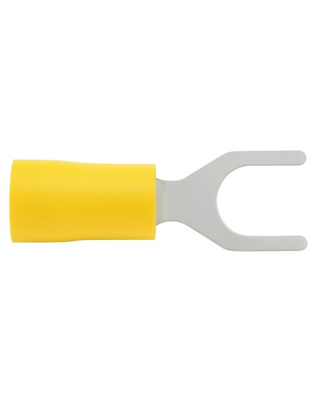Terminal Horquilla Preaislado Amarillo 5mm 100uds 4-6mm² 36A