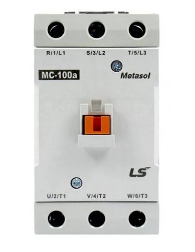 Contactor tripolar MC-100a AC24-400V 50/60Hz 2a2b 3P - 1