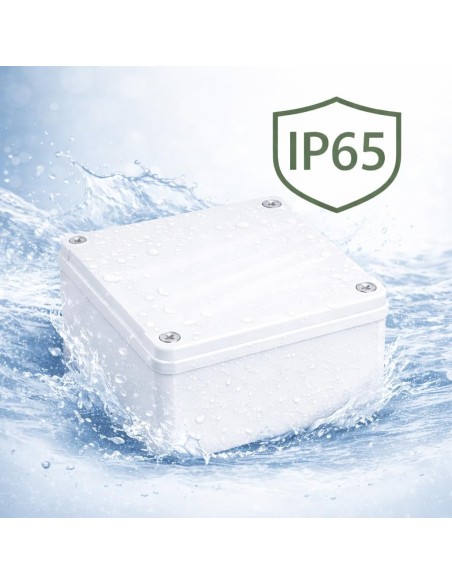 Caja Estanca Exterior 150x140x75mm IP65 ABS IK08 Gris