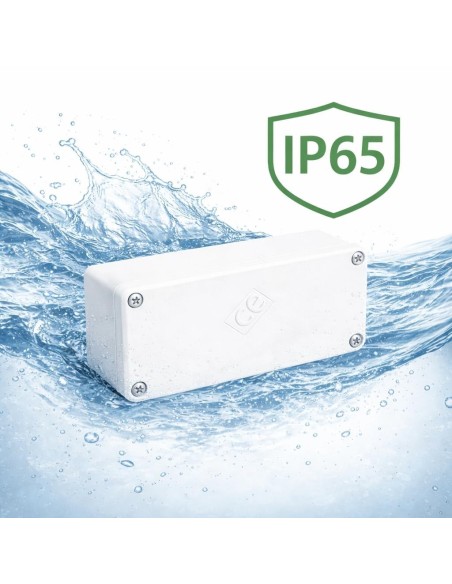 Caja Estanca Exterior 55x130x60mm IP65 ABS IK08 Gris