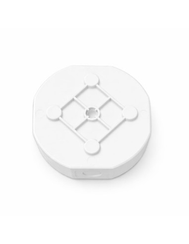 Caja Derivación Circular Ø83x45mm IP44 IK07 4 Entradas Gris