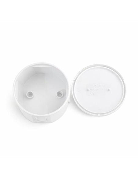 Caja Derivación Circular Ø83x45mm IP44 IK07 4 Entradas Gris