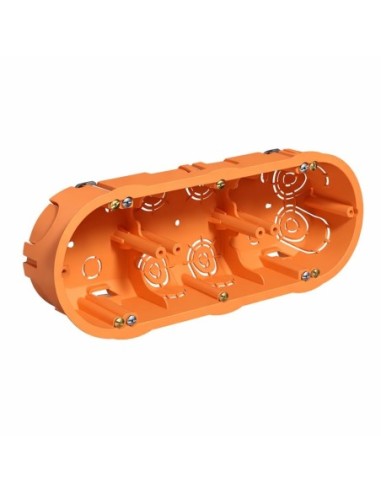 Caja Empotrar Triple Pladur 67x45mm ABS IK07 IP20 Famatel