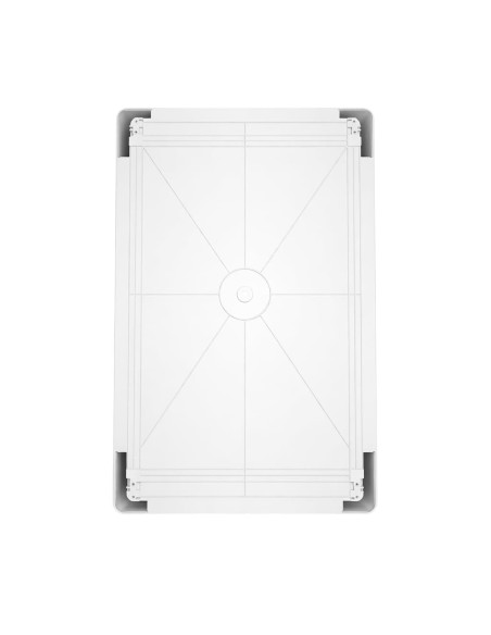 Armario  Estanco 600x400x200MM IP65 IK08 ABS con Puerta Transparente