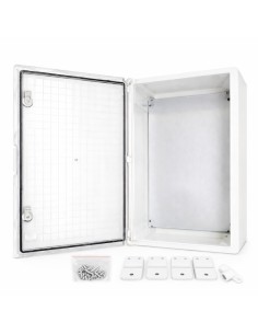 Armario  Estanco 600x400x200MM IP65 IK08 ABS con Puerta Transparente 2
