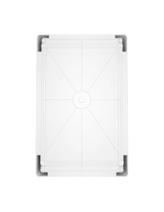 Armario Eléctrico Estanco 600x400x200MM IP65 IK08 ABS con Puerta Gris 2