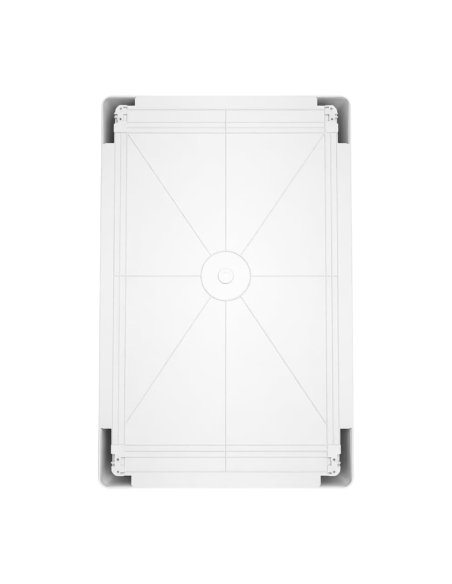 Armario Eléctrico Estanco 600x400x200MM IP65 IK08 ABS con Puerta Gris