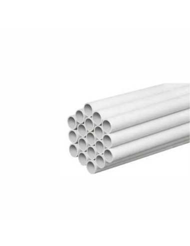 Tubo rígido PVC libre de halógenos M16 (DN16) gris - 1