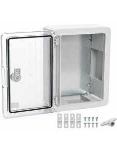 Armario Eléctrico Estanco IP65 200x300x130 IK08 ABS Puerta transparente 2