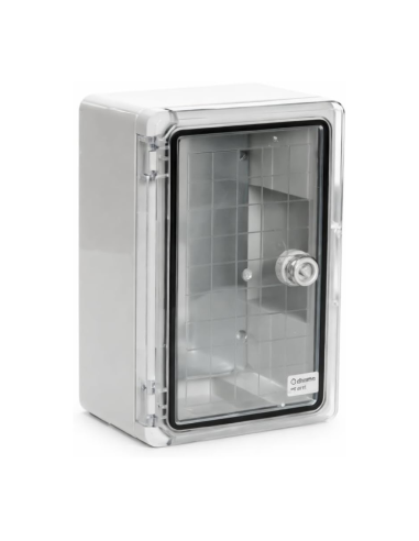 Armario Eléctrico Estanco IP65 200x300x130 IK08 ABS Puerta transparente