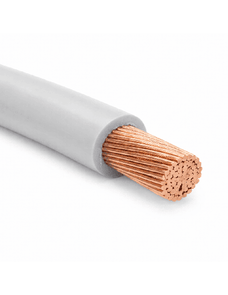Cable Unipolar Flexible 6mm² 10 Metros H07Z1-K Gris