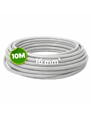Cable Conductor Flexible 16mm² 10 Metros H07Z1-K Gris