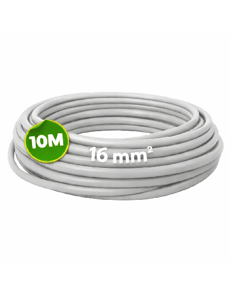 Cable Conductor Flexible 16mm² 10 Metros H07Z1-K Gris