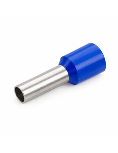 Puntera Hueca Aislante Azul 16mm² Crimpado x100