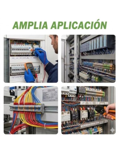 Punteras Huecas Aislantes Roja 10mm² 100uds para Crimpado