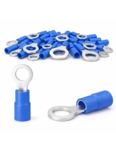Terminal Anillo Azul M4 1,5-2,5mm² Preaislado 100uds