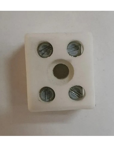 Regleta de conexión de cerámica 2P 15-57A 450V sección del cable 10mm2 - 1