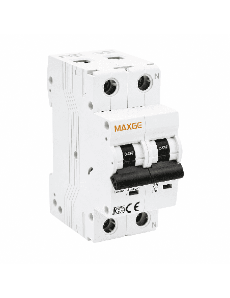 Interruptor Magnetotérmico Residencial 1P+N 6A 6kA 230V DIN