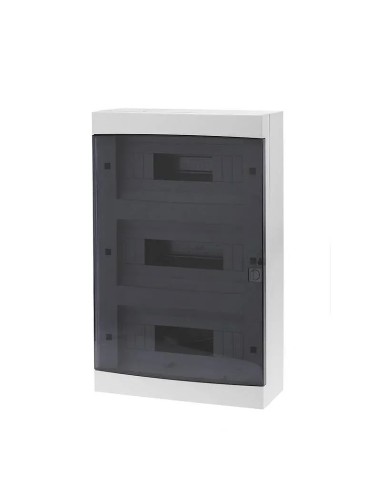 Armario de superficie puerta transparente 36 módulos IP40 - 1