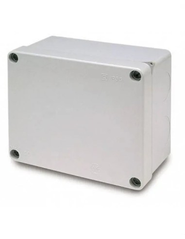 Caja superficie ciega no halógenos 135x160x83 tapa tornillo IP55 Famatel 3073 - 1