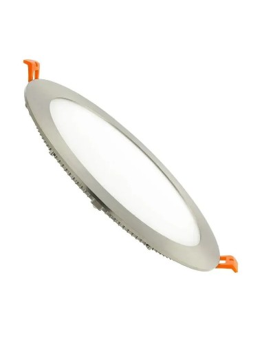 Downlight LED 18W Circular Silver SuperSlim Empotrable Corte Ø 205 mm - 1
