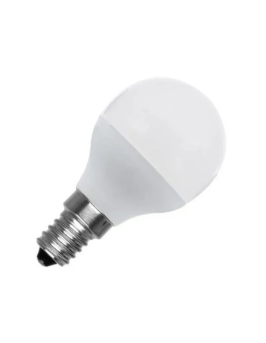 Bombilla LED esférica E14 G45 de 5W No flicker (Fría, Cálida y Neutra) - 1