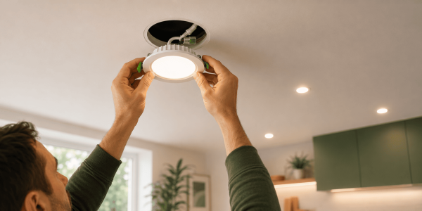 Como instalar un Downligth LED Empotrable en Techo