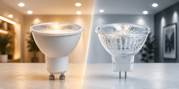 Diferencia entra una Bombilla LED GU10 y MR16